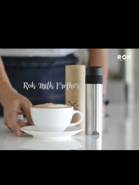 Milk frother stainless steel handheld